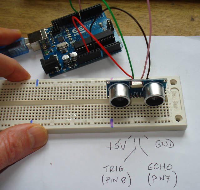 Ultrasonic distance